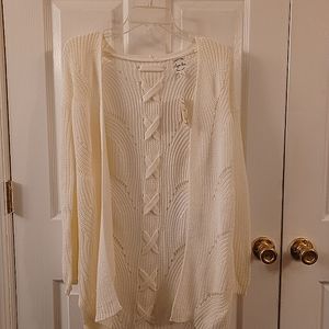 Hippie Rose ladies white sweater. Sweater is brand new, never worn with tag.